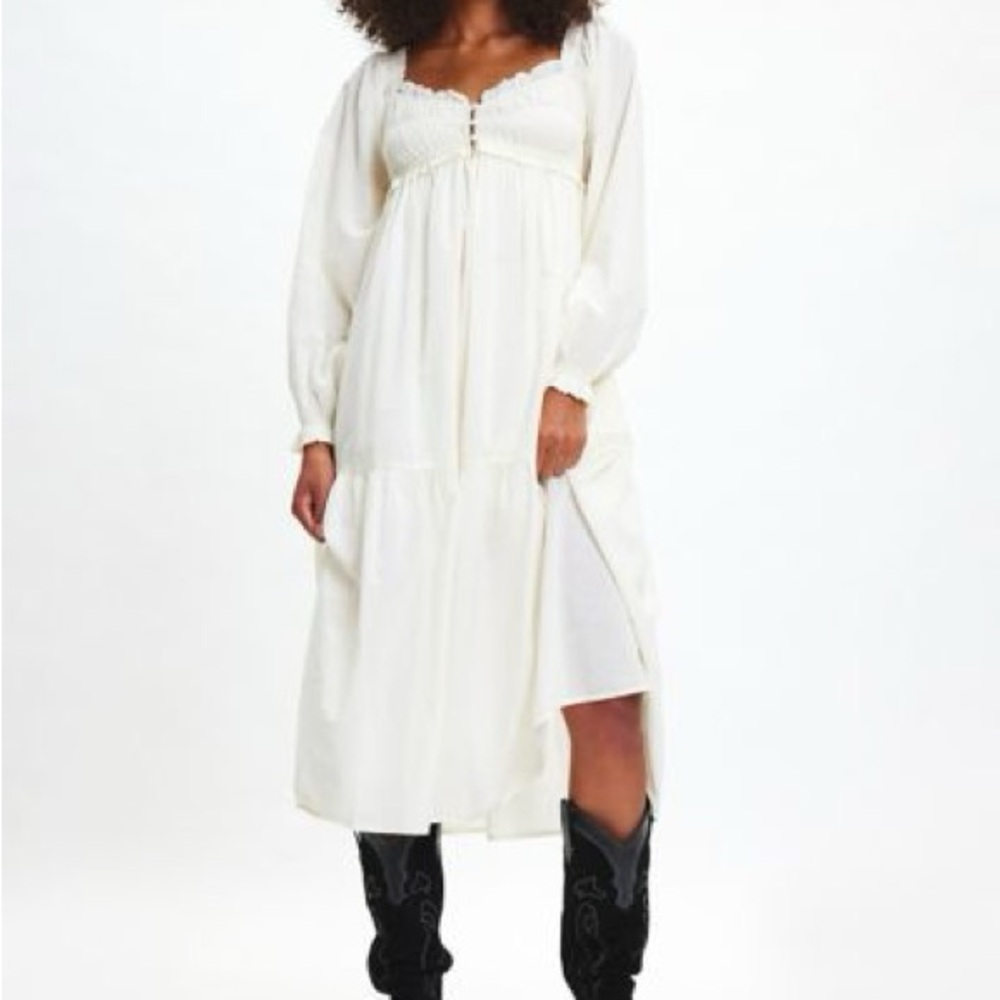 Kimchi Blue Fiona long sleeve puff dress